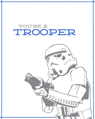 Illustration for article titled The Force is strong with these printable Star Wars valentines